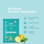 Arth Electrolyte Powder - Lemon Iced Tea Flavour | Grocsy