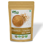 Organic Zing Fenugreek Seeds Also Known As Methi Seeds and Trigonella Foenum-Graecum Vegan | Preservative Free | Resealable Pack | Grocsy