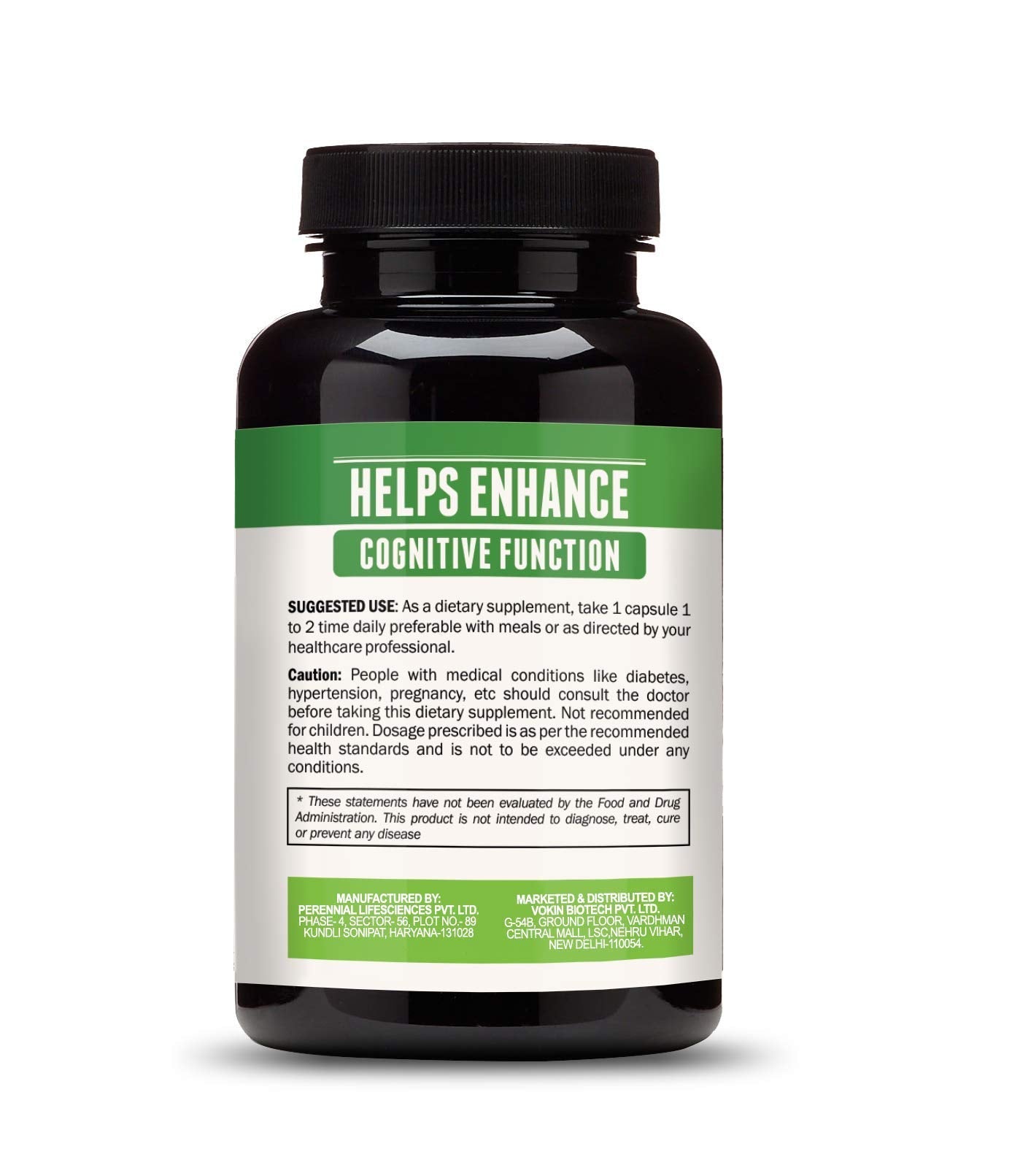 Vokin Biotech Ginkgo Biloba with Brahmi Boosts Concentration & Learning Activities | Grocsy