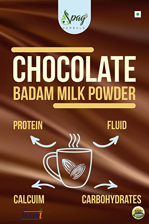 Spag Herbals Chocolate Badam Health Drink Instant Premix Powder | Grocsy