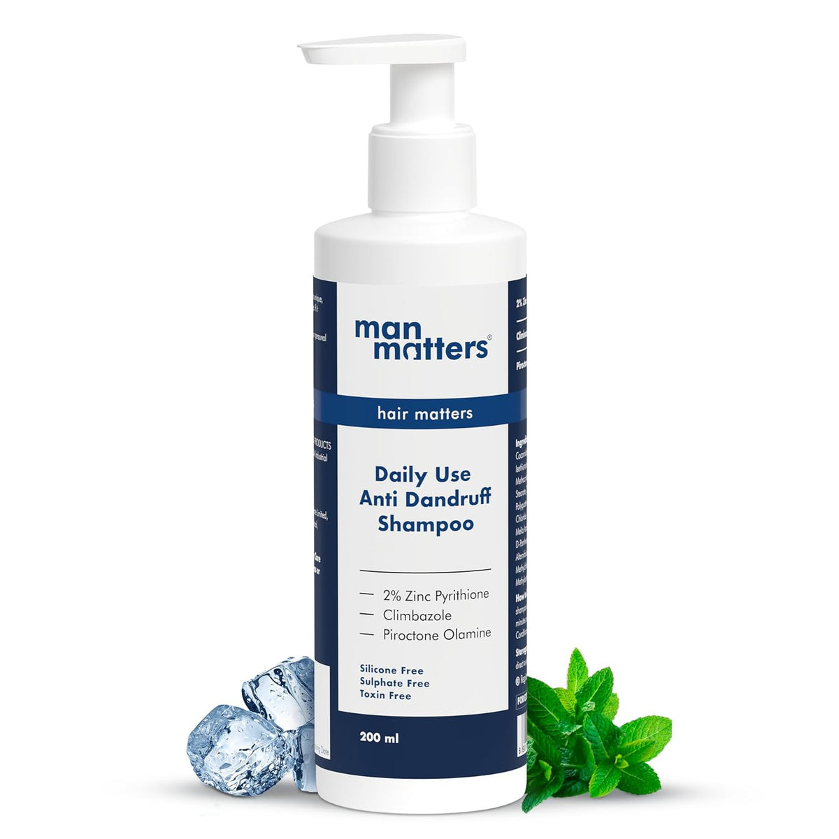 Man Matters Anti Dandruff Daily Use Shampoo, Reduces Dandruff, Flaking & Soothes Scalp Irritatio | Grocsy