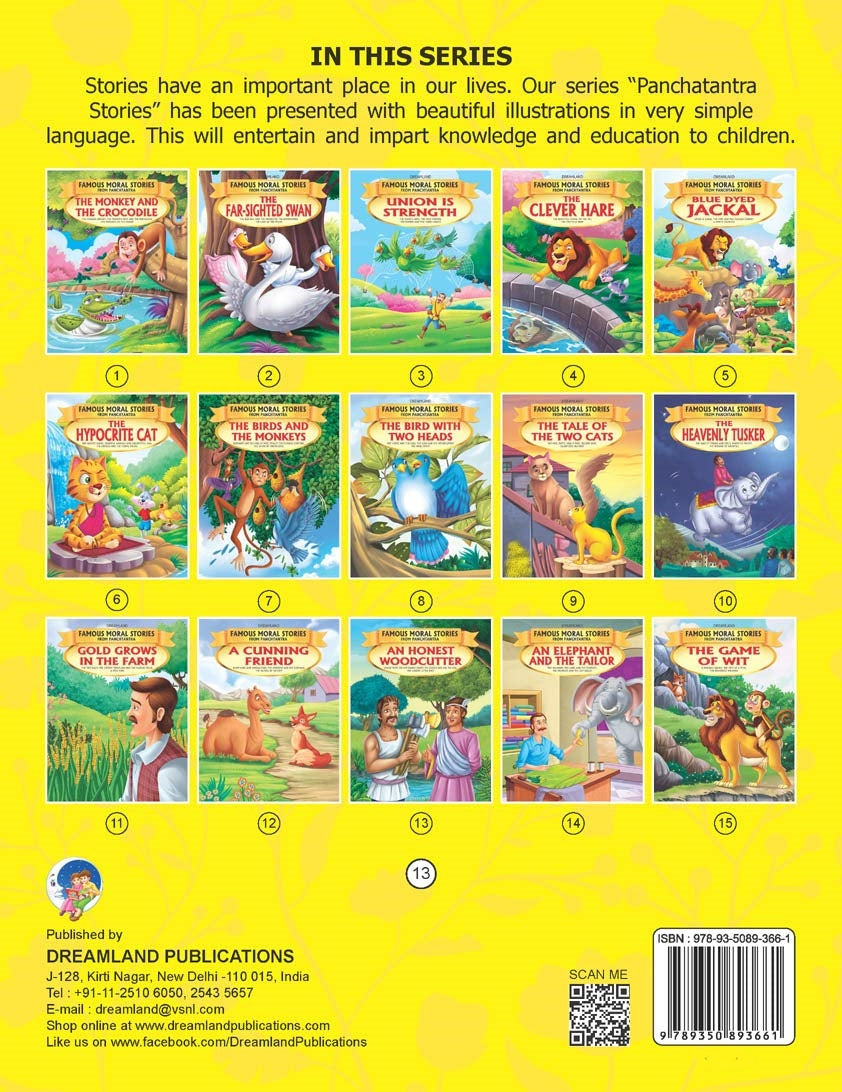 Dreamland An Honest Woodcutter - Book 13 (Famous Moral Stories from Panchtantra) | Grocsy