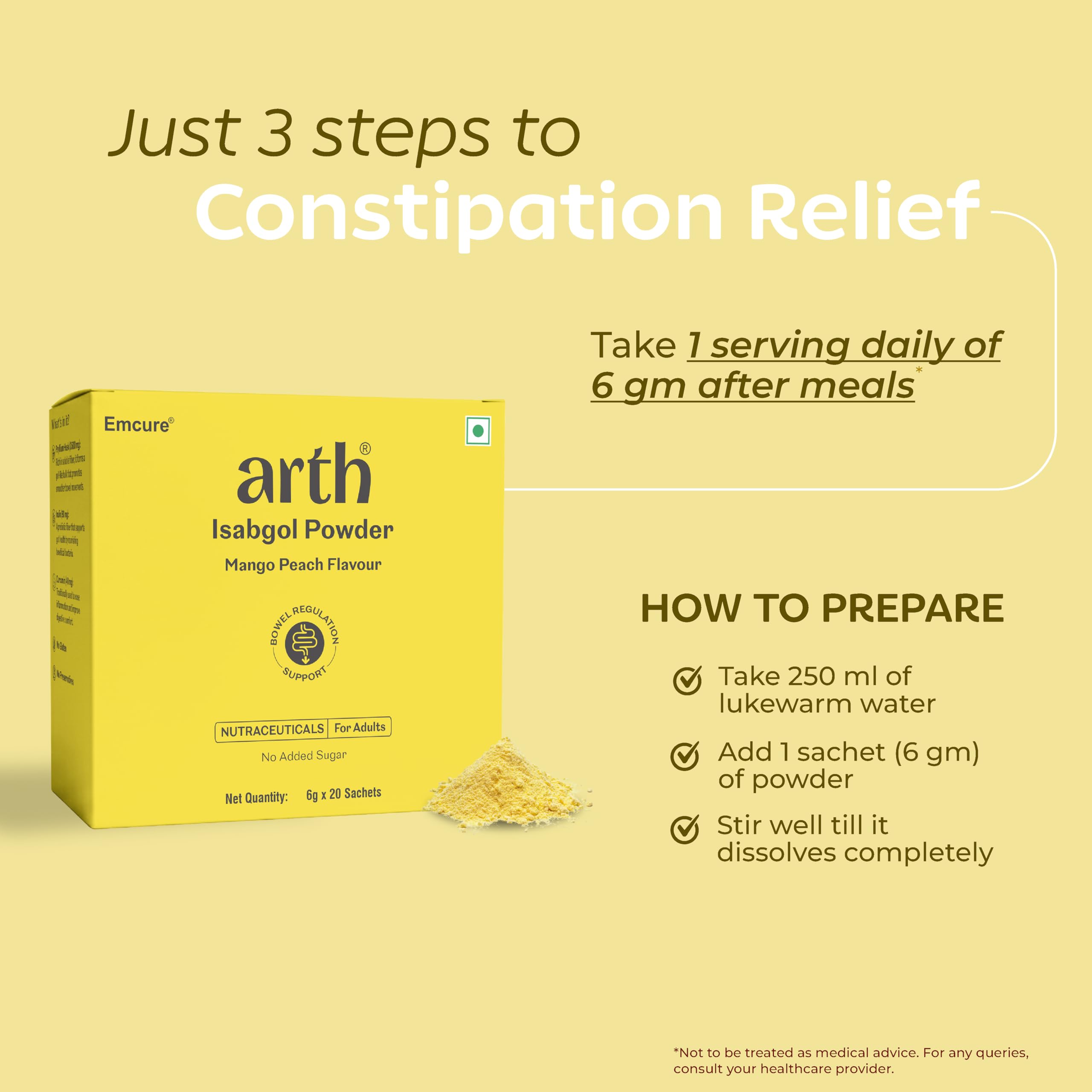 Arth Isabgol Powder | Grocsy