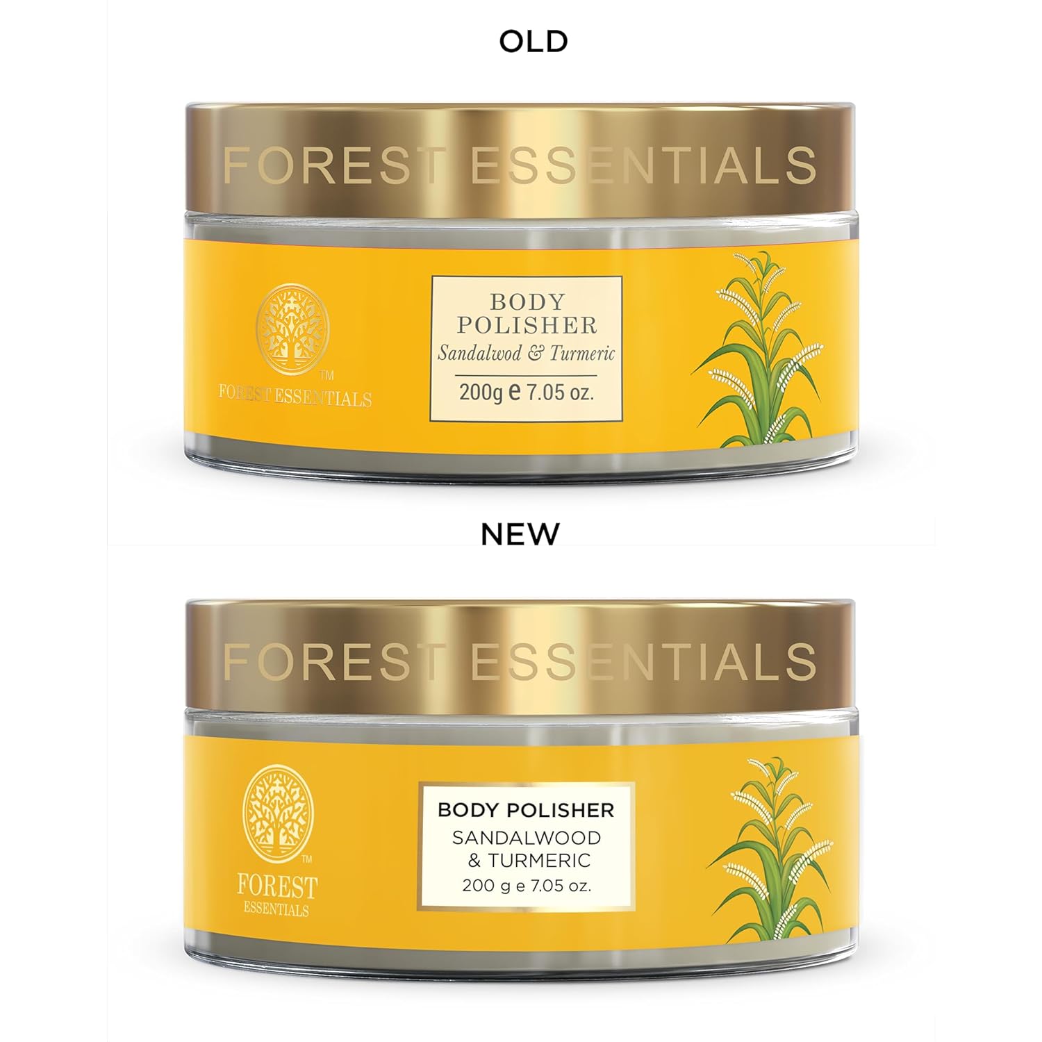 Forest Essentials Body Polisher Sandalwood & Turmeric | Grocsy