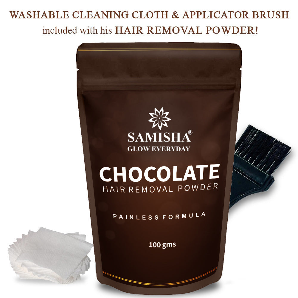Samisha Chocolate Bikini Hair Removal Powder | Grocsy