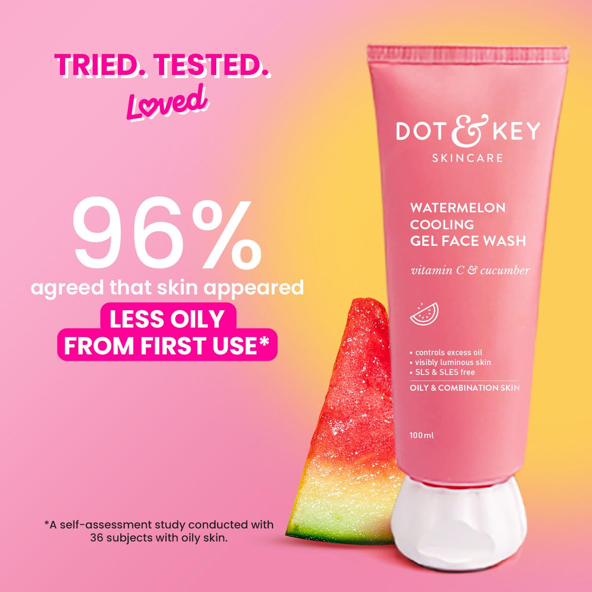 Dot & Key Watermelon Superglow Gel Face Wash | Grocsy