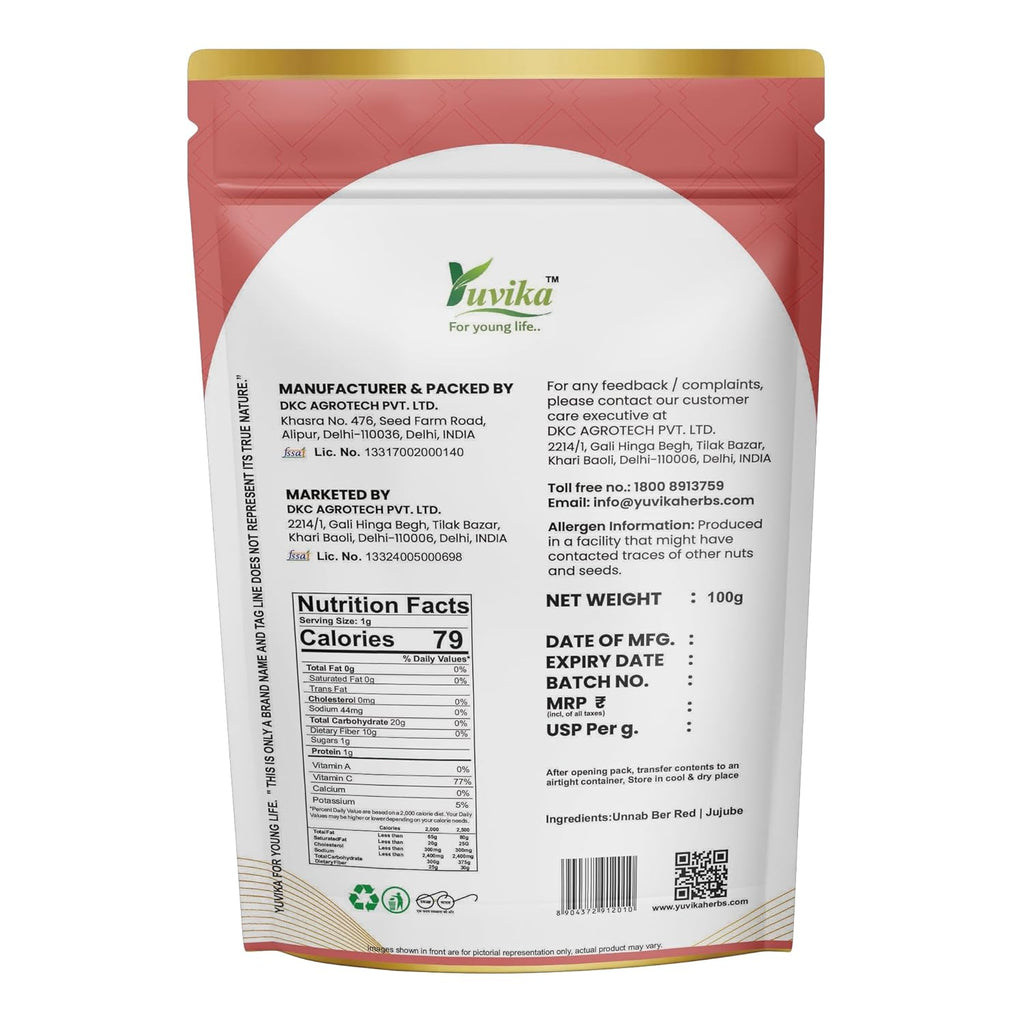 Yuvika Unnab Ber Red - Zizyphus Sativa Gaetn - Jujebe | Grocsy
