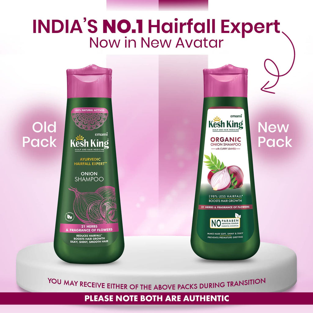 Kesh King Ayurvedic Onion Shampoo | Grocsy