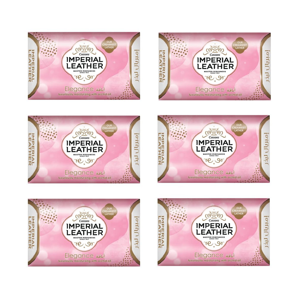 Cussons Imperial Leather Elegance Soap Luxuriously Moisturising With Orchid Oil | Grocsy