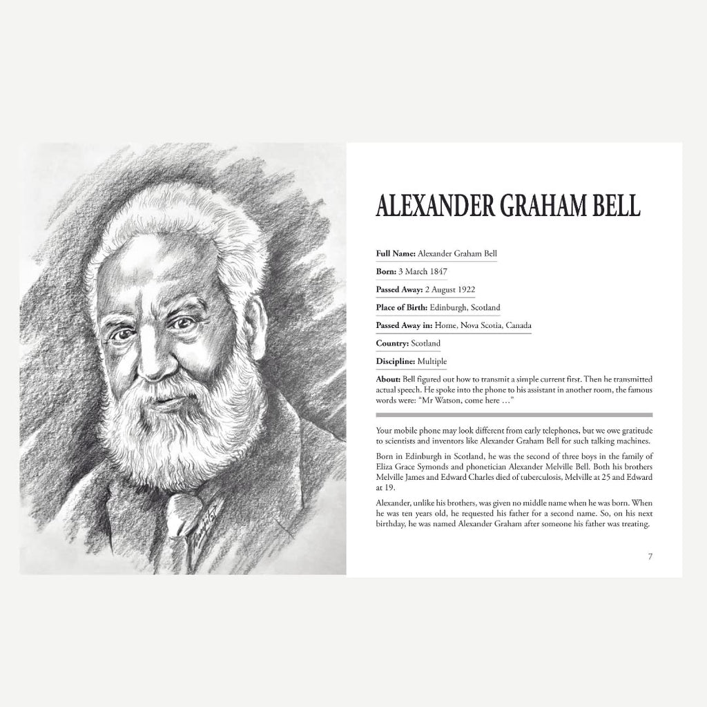 Inspiring Lives:Worlds Greatest Inventors : Biographies Of Inspirational Personalities For Kids | 124 Pages | Grocsy