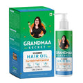 Nidhi's Grandmaa Secret 13 Herbs Hair Oil Handmade Natural Hair Oil With Coconut Oil, Curry Leaves & More Hair Fall Control Oil For Dry Damaged Hair | Grocsy