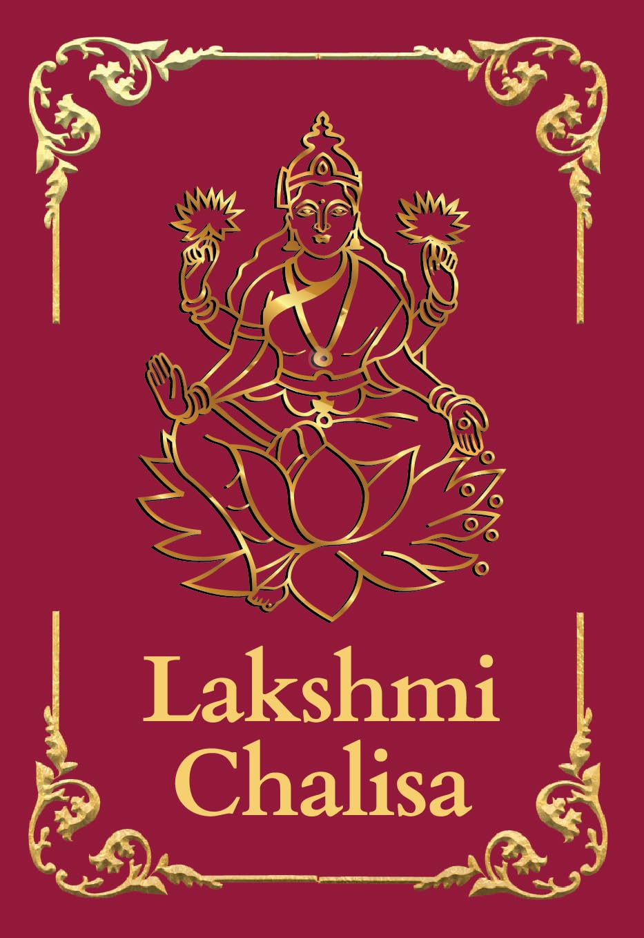 Lakshmi Chalisa: Premium Hardback pocket book (English and Hindi) | Lakshmi ji ki Aarti, Lakshmi puja, 108 names of Lakshmi | Diwali gift | Divine daily chanting - Srishti Publishers | Grocsy