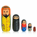 Indian doll - Kids Handmade Hand Painted Cute Wooden Indian Women Nesting Dolls | Grocsy