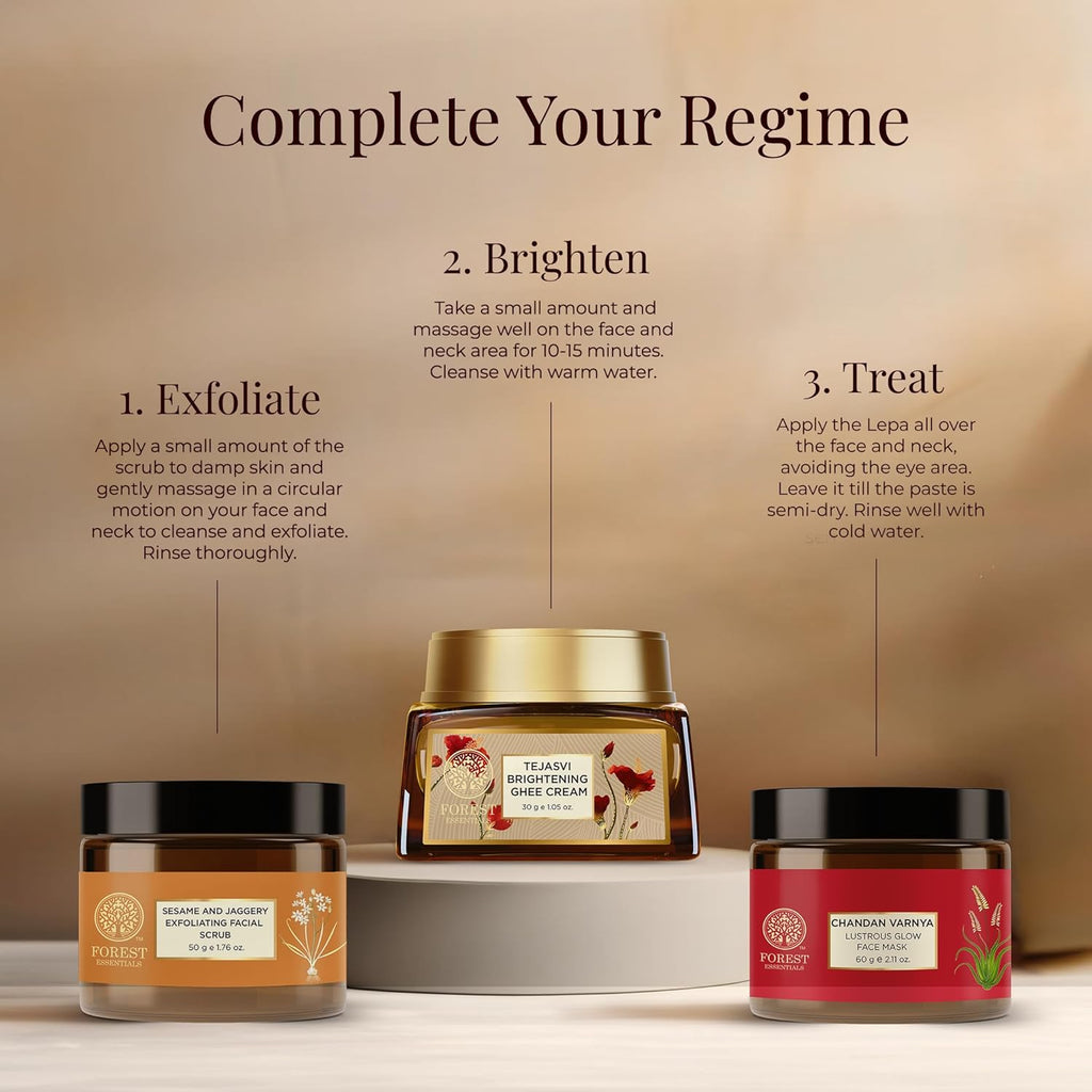 Forest Essentials Nourishing Facial Scrub | Grocsy