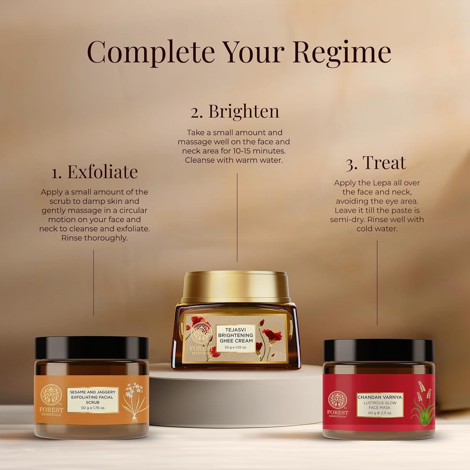 Forest Essentials Nourishing Facial Scrub | Grocsy