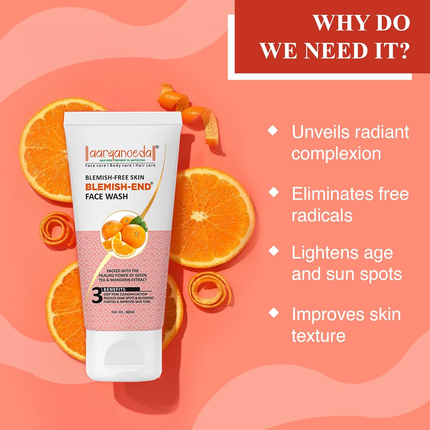 Aryanveda Blemishend Face Wash | Grocsy