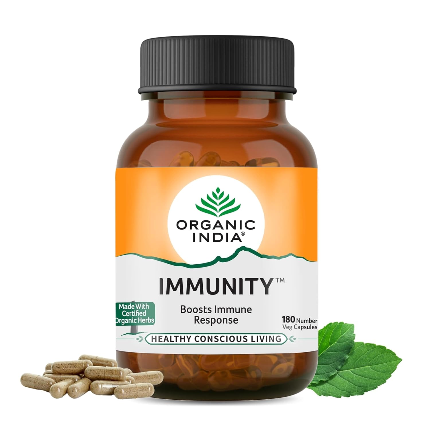 Organic India Immunity Capsules | Grocsy