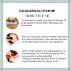 Goods Health Shop Kansa Wand Face Bronze Foot Massager With Wooden Handle For Detoxification And Deep Relaxation | Grocsy
