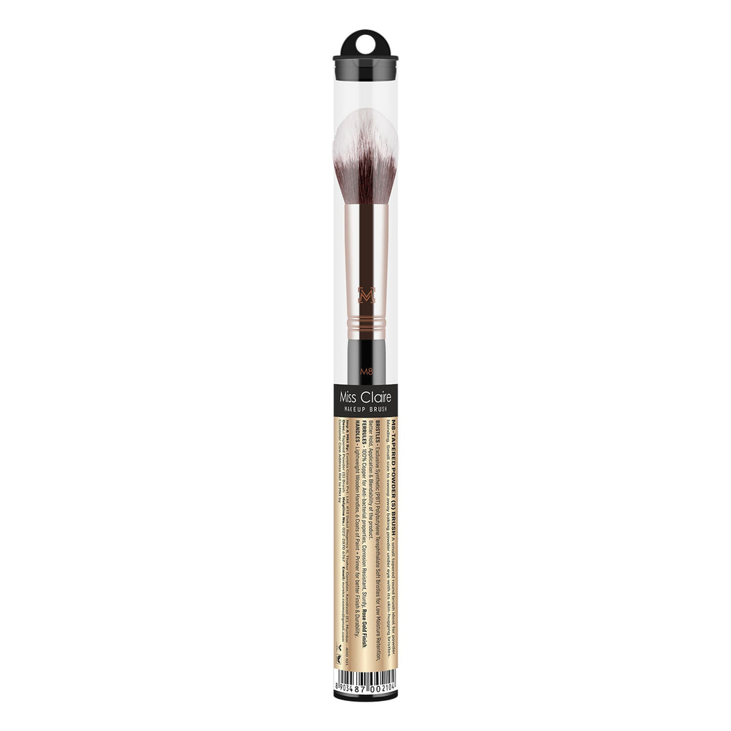 Miss Claire M8 - Tapered Powder (S) Brush - Rose Gold | Grocsy
