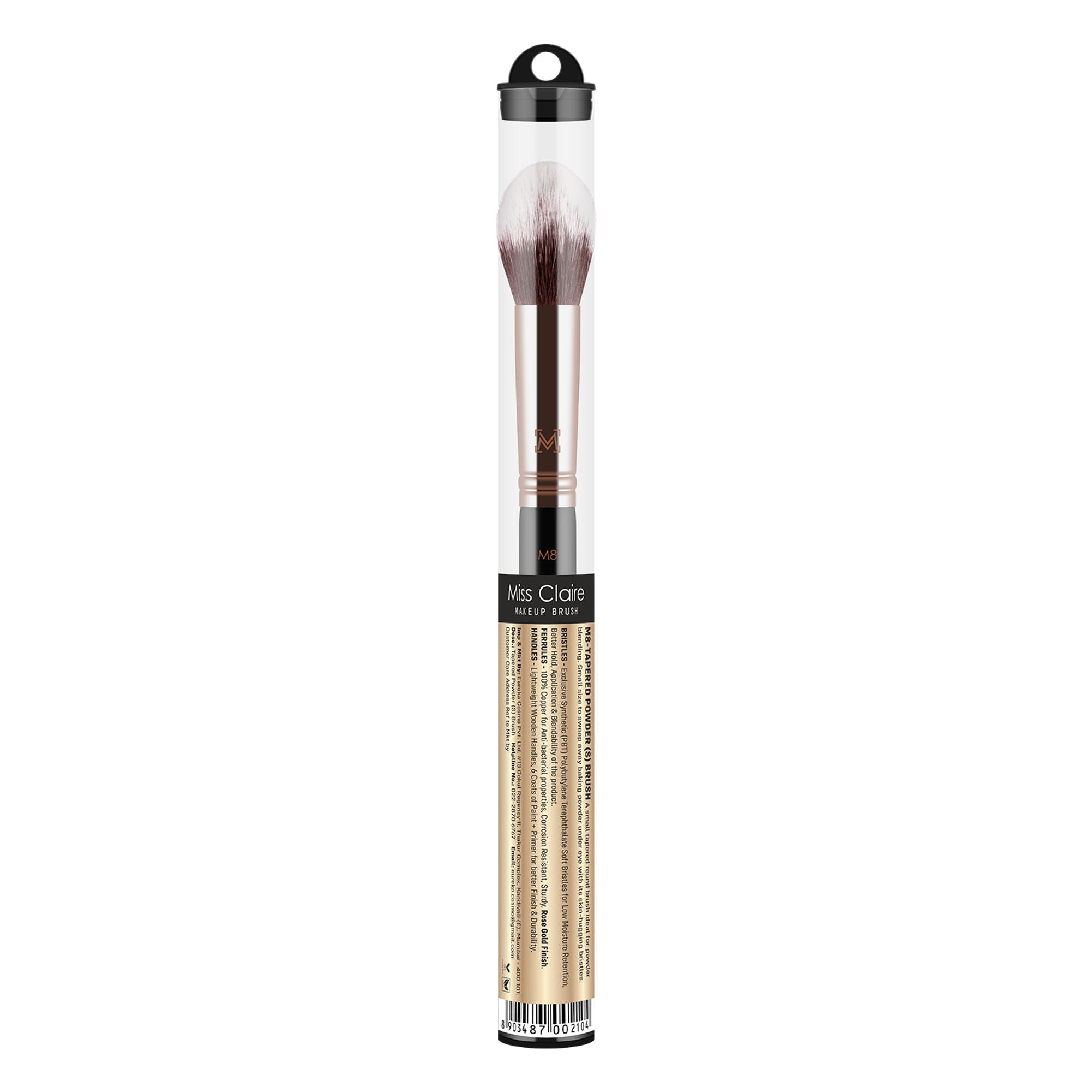 Miss Claire M8 - Tapered Powder (S) Brush - Rose Gold | Grocsy