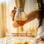 Shiva Organic's Sheesham Wood Honey Dipper | Grocsy