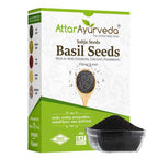 Attar Ayurveda Sabja Basil Seeds | Grocsy