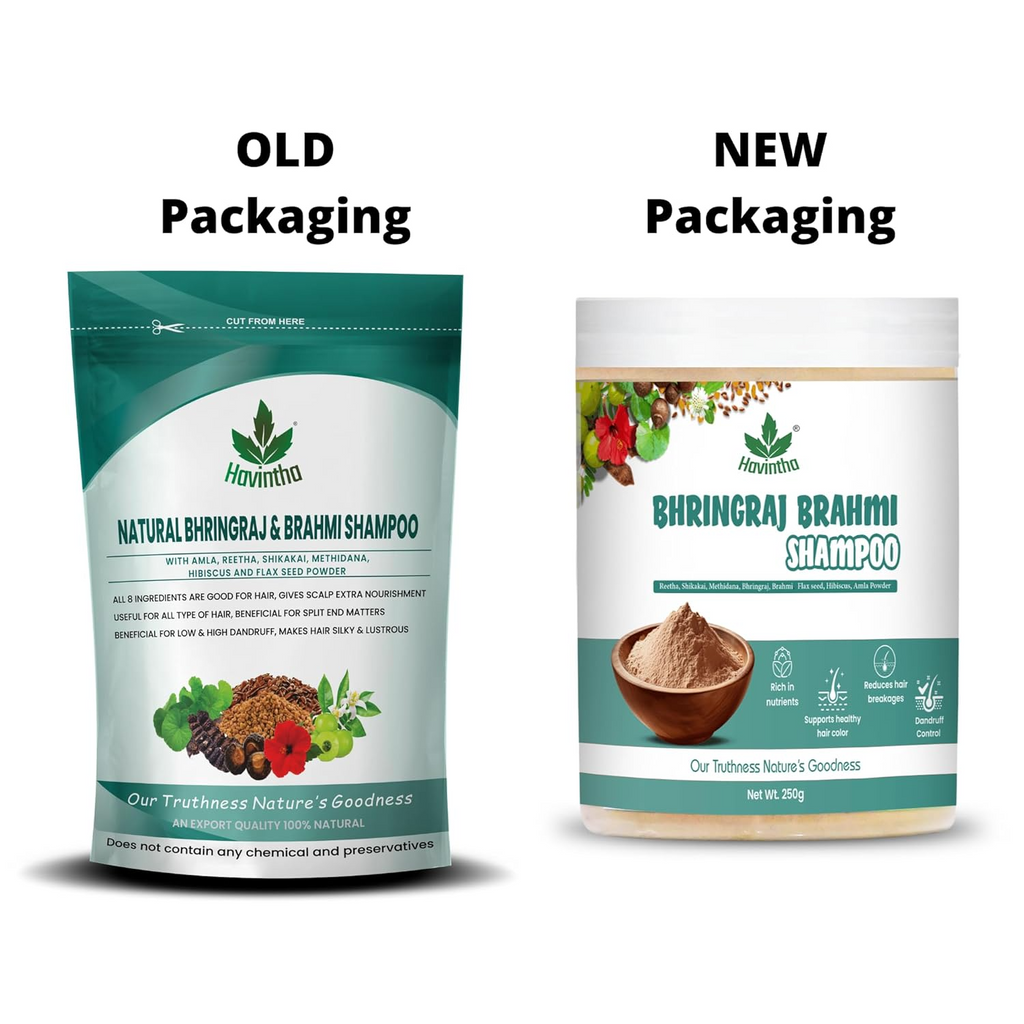 Havintha Natural Bhringraj & Brahmi Shampoo | Grocsy