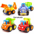 Multi Color - Unbreakable Automobile Car Toys for Kids Set of 4 | Grocsy