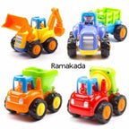 Multi Color - Unbreakable Automobile Car Toys for Kids Set of 4 | Grocsy