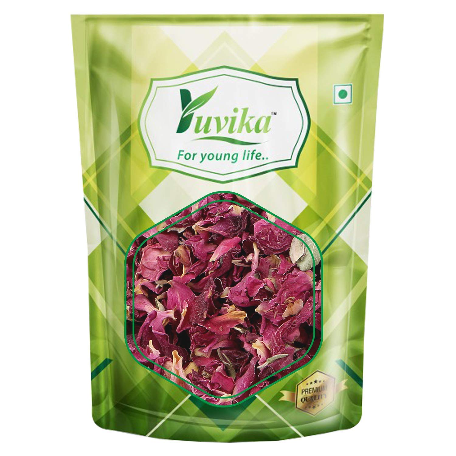 Yuvika Gulab Patti - Rosa Gallica - Dry Rose Petal | Grocsy