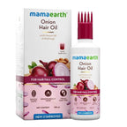 Mamaearth Onion Hair Oil With Onion & Redensyl For Hair Fall Control | Grocsy