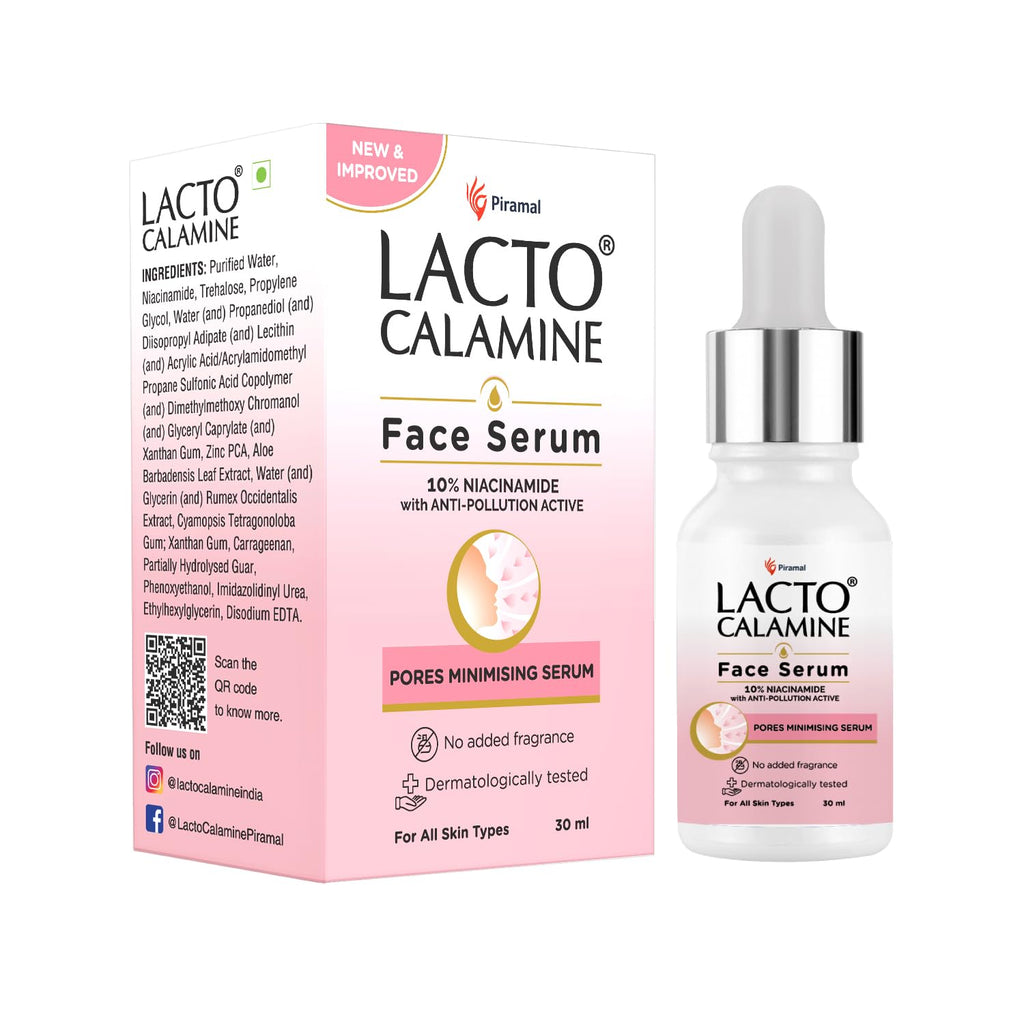 Lacto Calamine 10% Niacinamide Face Serum | Grocsy