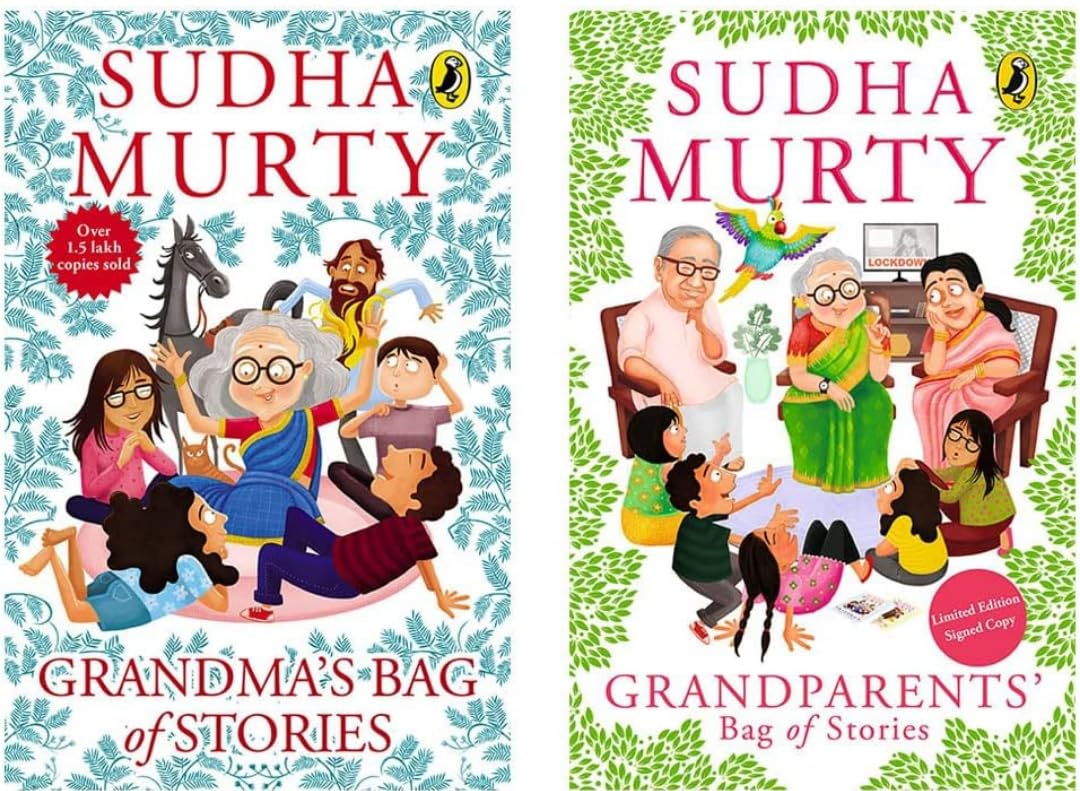 Grandma's Bag of Stories and Grandparents' Bag of Stories By Sudha Murty | Grocsy