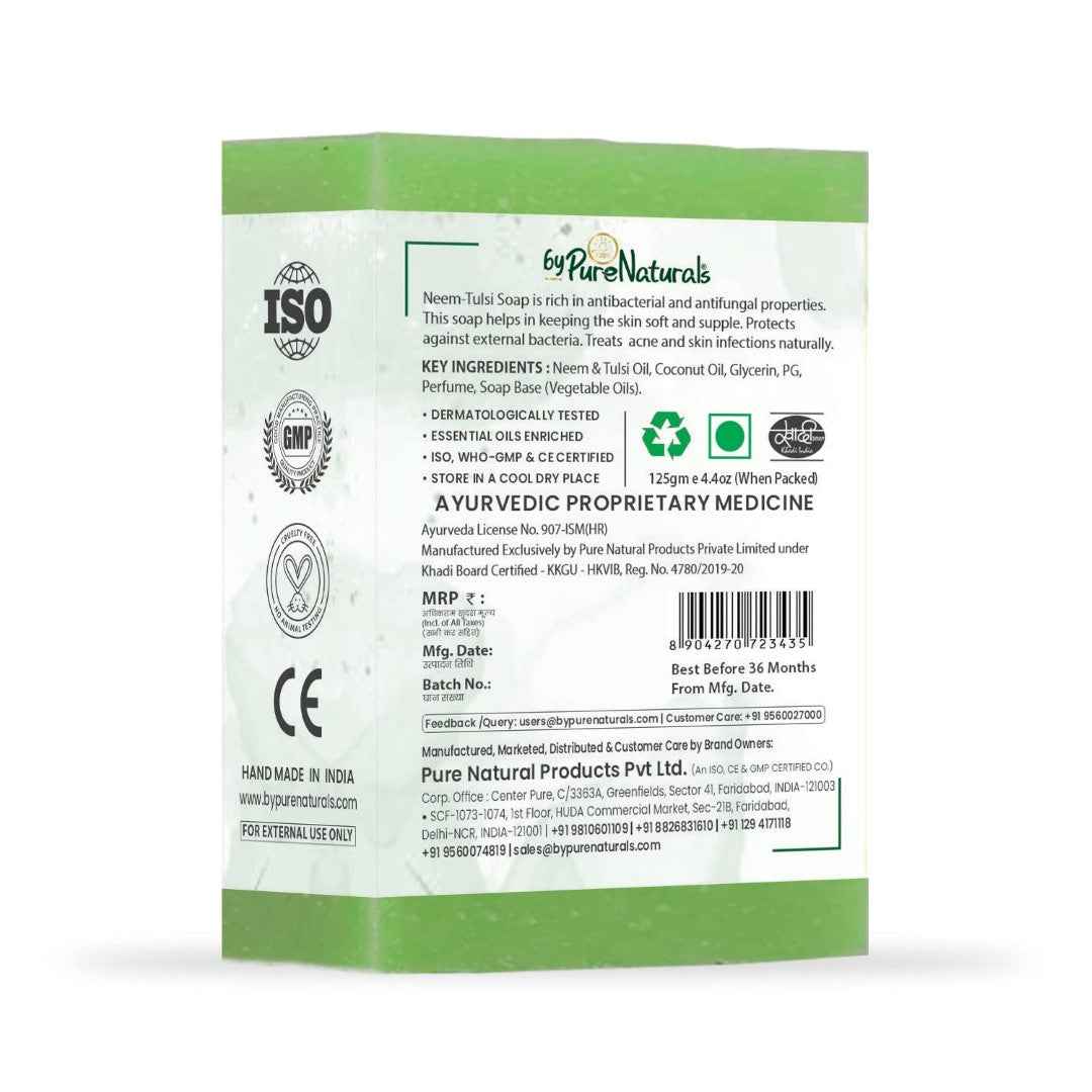 byPureNaturals Neem Tulsi Soap | Grocsy
