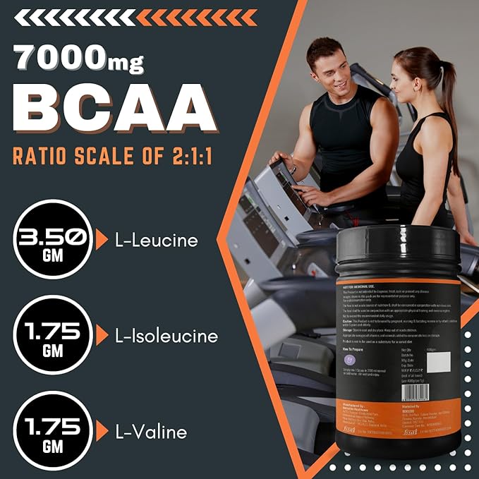BOOSTIQ BCAA Powder - Orange Flavour | Grocsy