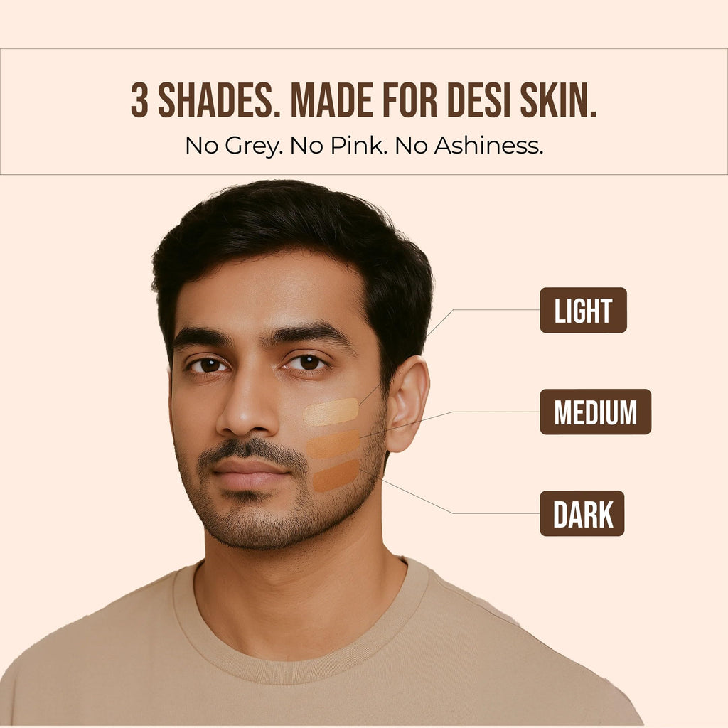 YAAN MAN Natural Concealer For Men - Light Shade | Grocsy