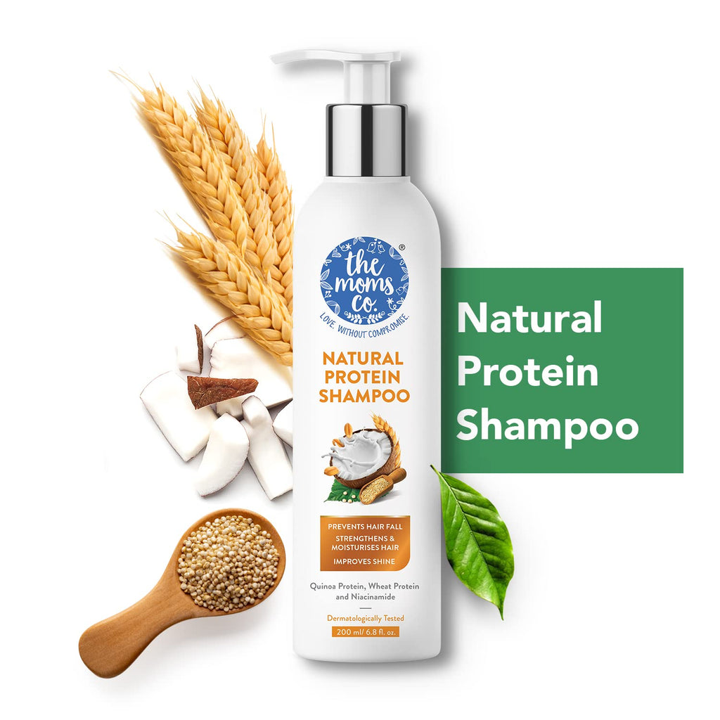 The Moms Co Natural Protein Shampoo | Grocsy