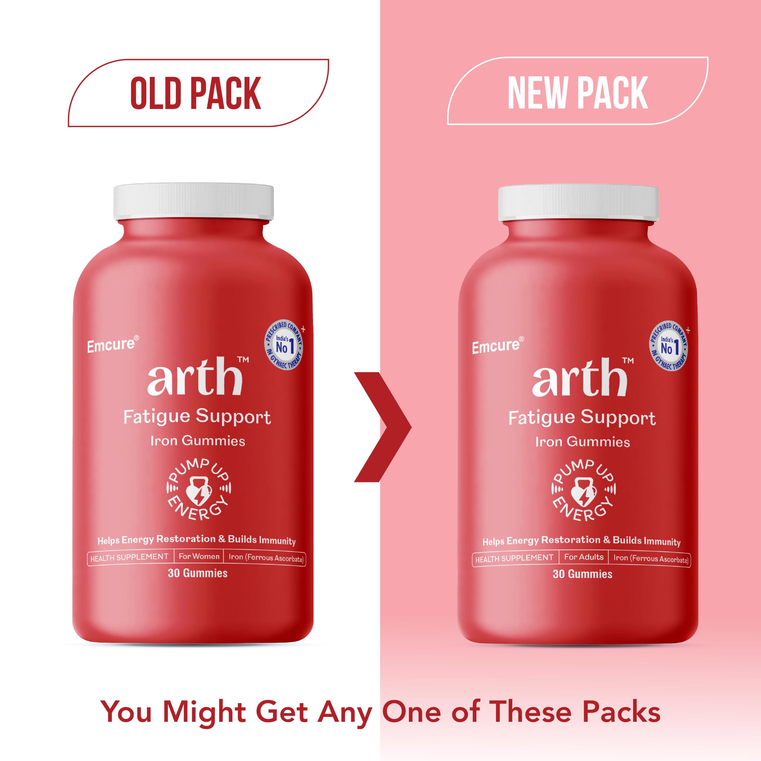 Arth Fatigue Support Iron Gummies | Grocsy