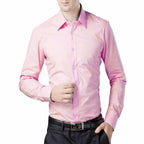 Men's Cotton Solid Full Sleeve Shirts | Grocsy