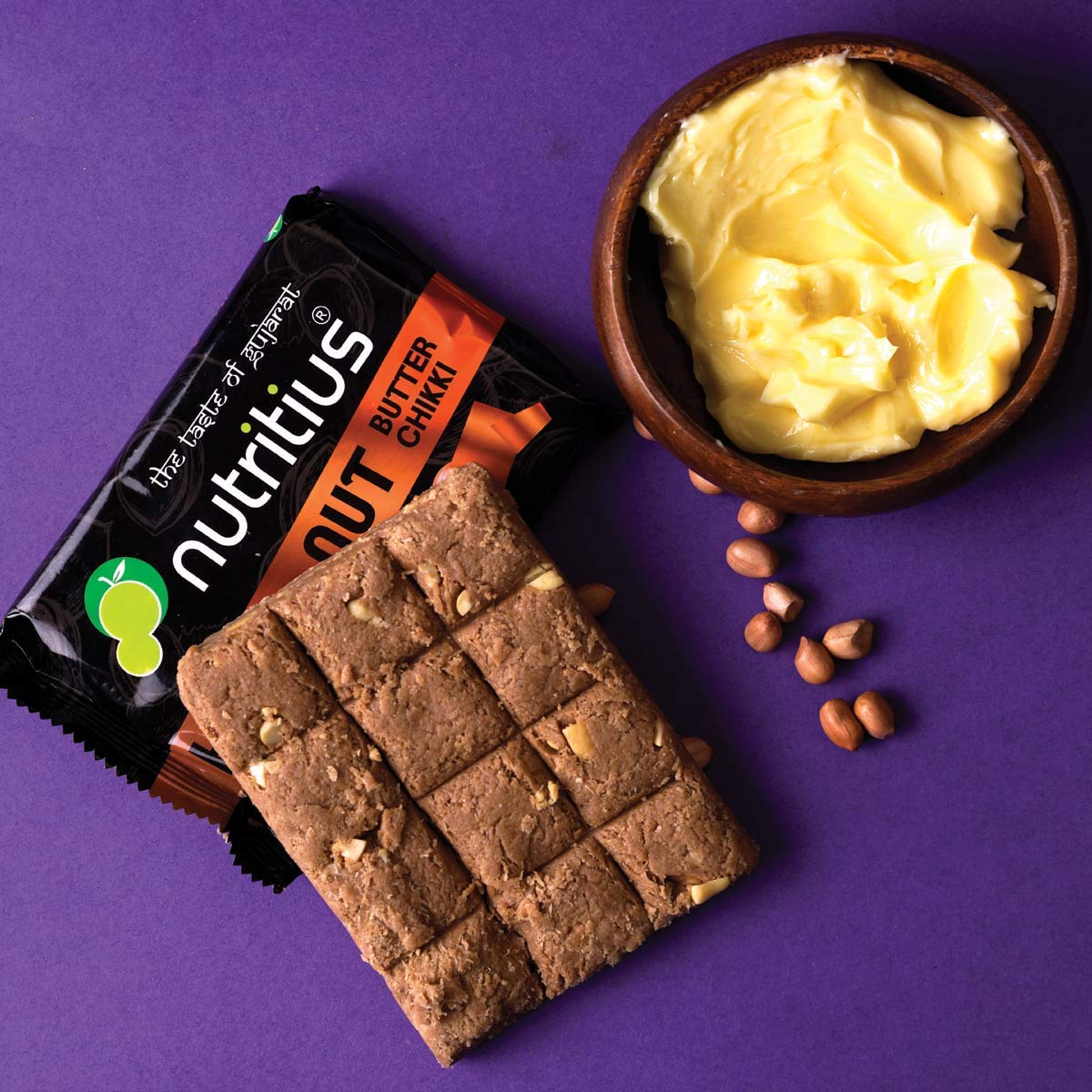 Nutritius Hazelnut Butter & Sukha MEWA Chikkis, 125 Grams (Pack of 3) - Starter Pack | Grocsy