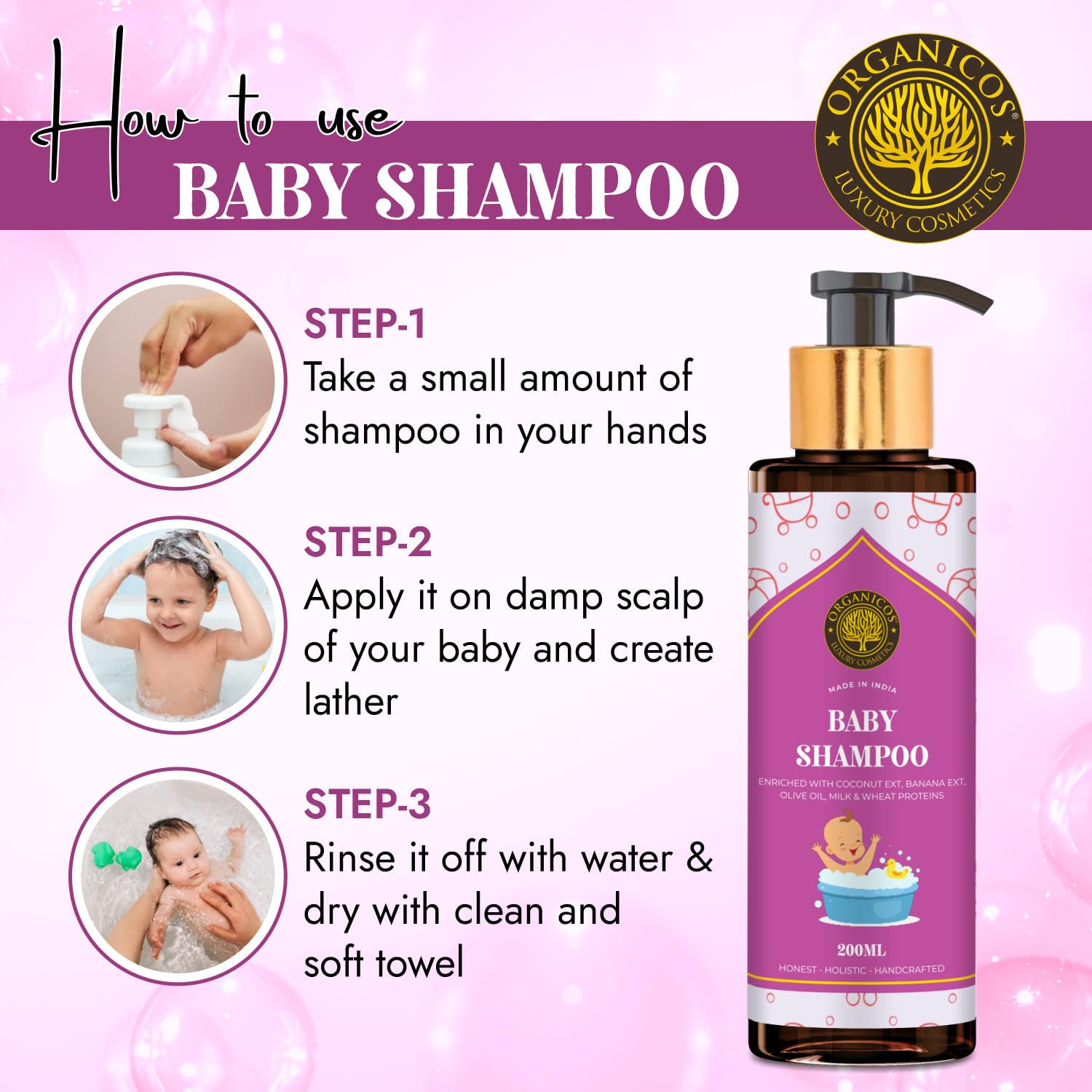 Organicos Baby No Tears Shampoo