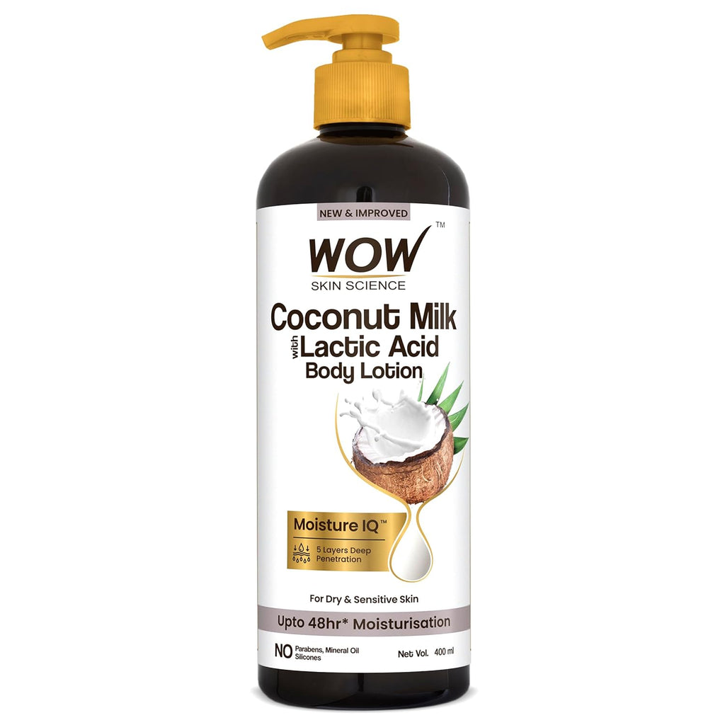Wow Skin Science Coconut Milk and Argan Oil Body Lotion | Grocsy