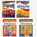 Scholars Hub Addition, Subtraction, Multiplication & Division Book For Kids Combo (Set Of 4 Books) | 192 Pages | Grocsy