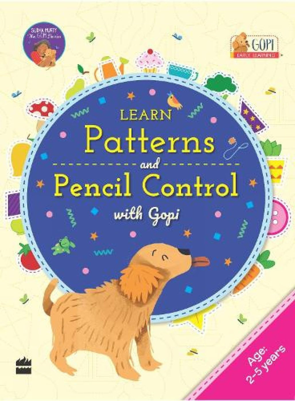 Learn Patterns And Pencil Control With Gopi (2-5 Years) By Sudha Murty | Grocsy