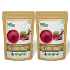 Organic Zing Beetroot Powder/Vegan/Preservative Free/Product of India - 227gm Resalable Pack (Pack of 2) | Grocsy