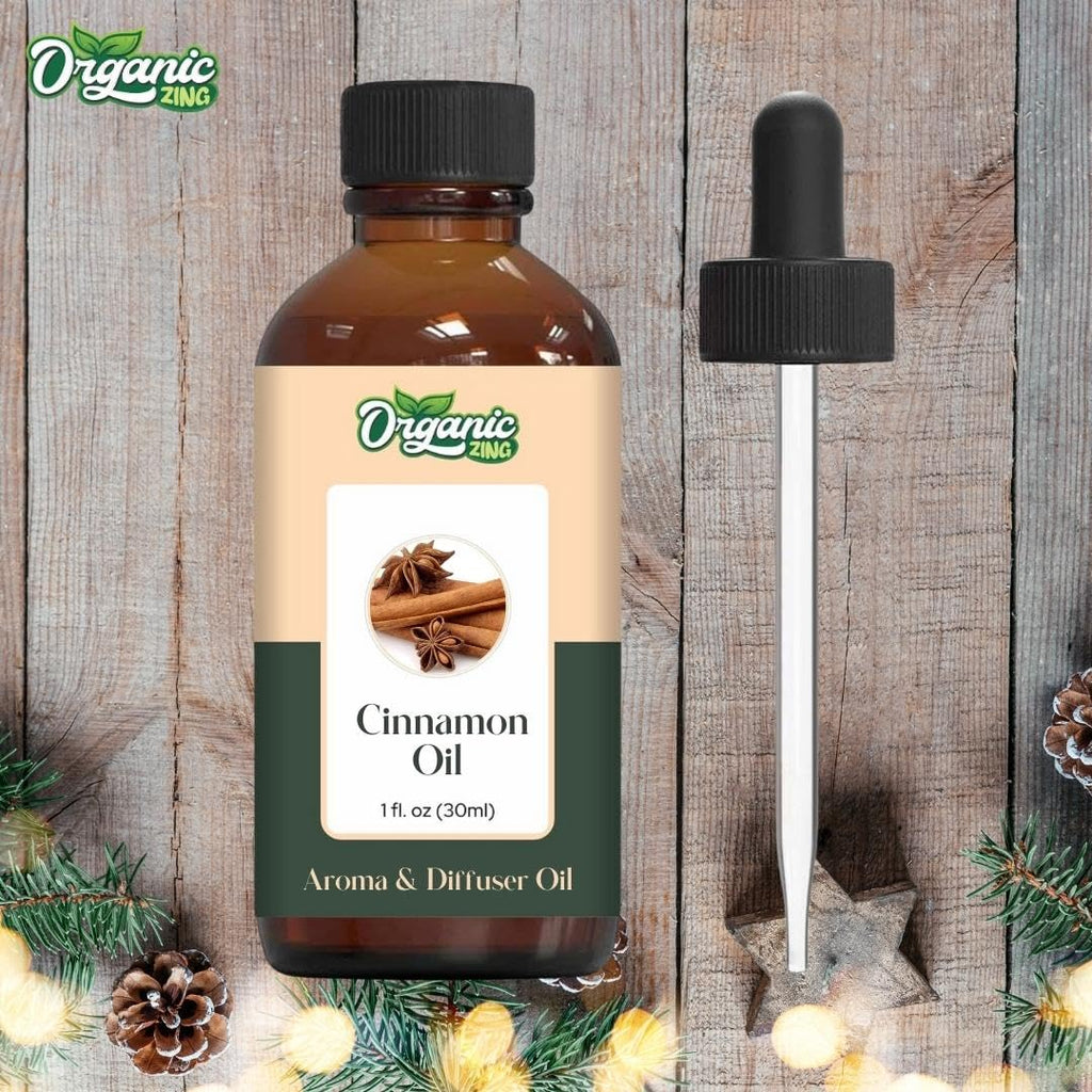 Organic Zing Cinnamon Aroma & Diffuser Oil for DIY Candle & Soap Making | Grocsy