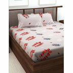 Buy Cotton Double Bedsheet with Pillow Covers | Grocsy