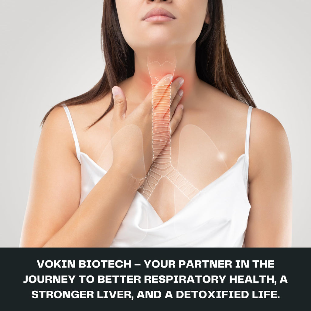 Vokin Biotech N-Acetyl L-Cysteine (NAC) – Supports Healthy Respiratory Function- 500mg | Grocsy