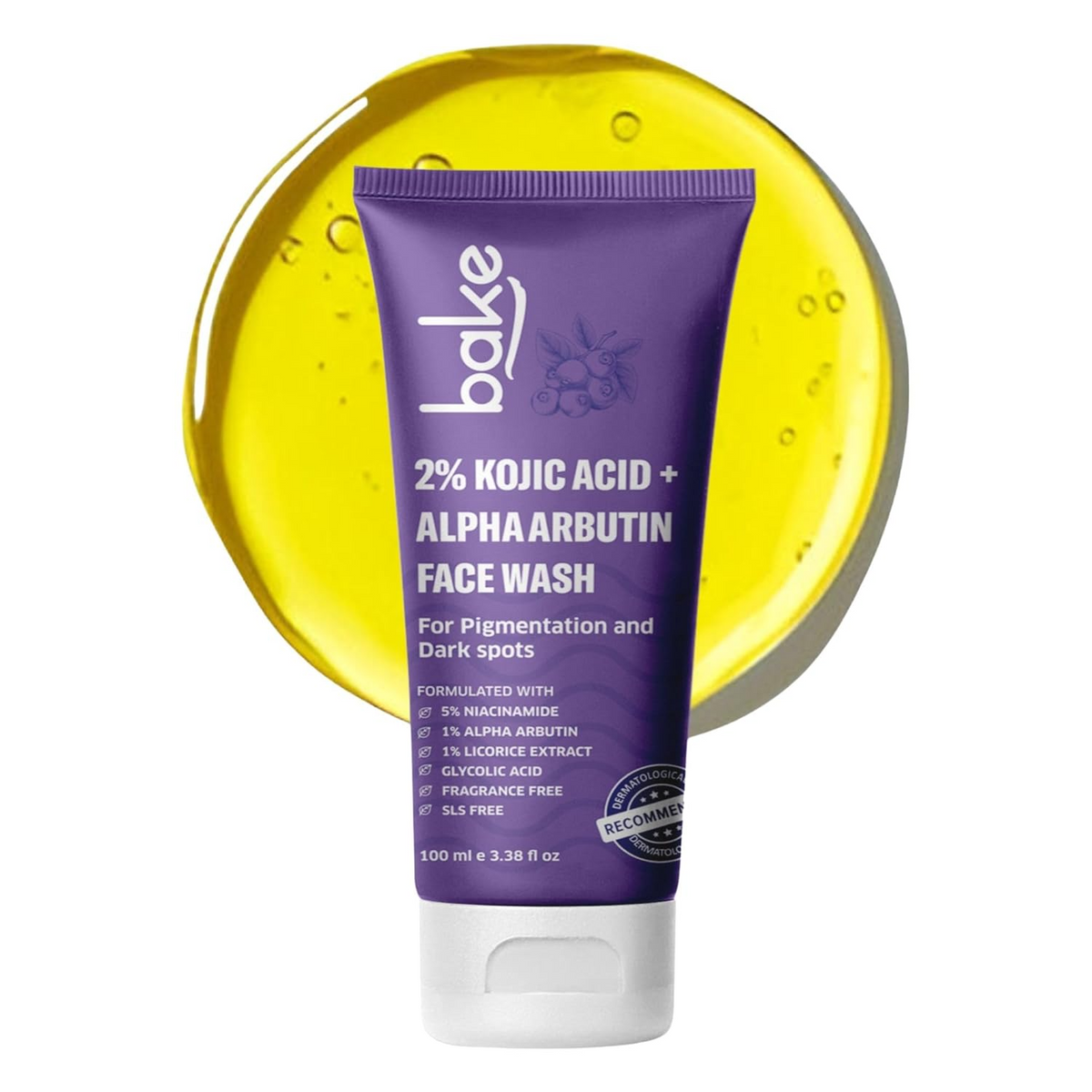 Bake 2% Kojic Acid Face Wash With Alpha Arbutin | Grocsy