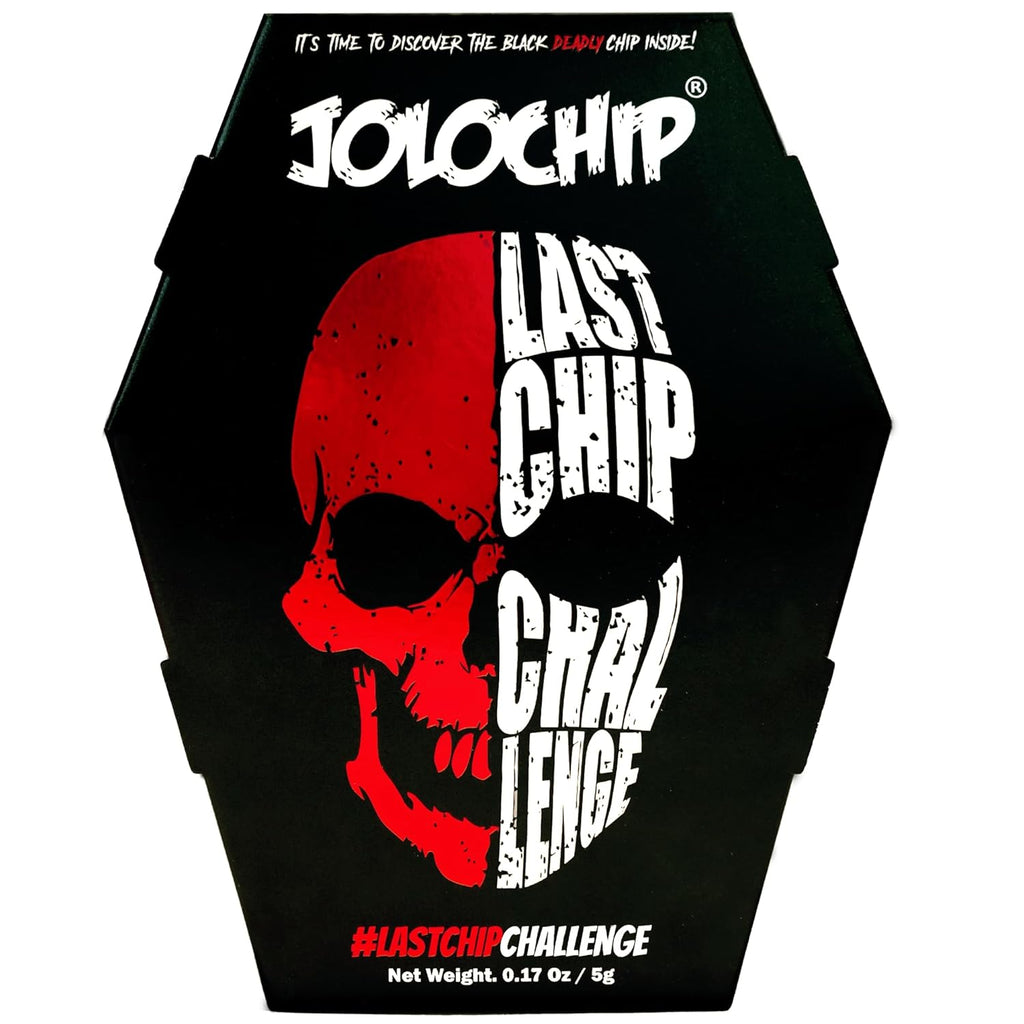 Jolochip LastChip-Challenge (Pack of 1) | Extreme Spicy Tortilla Chip | Hottest Chip in the World | Ultimate Hot Snack | 5 Grm | Grocsy